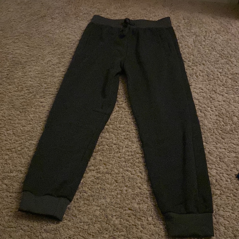 real essential dark grey joggers